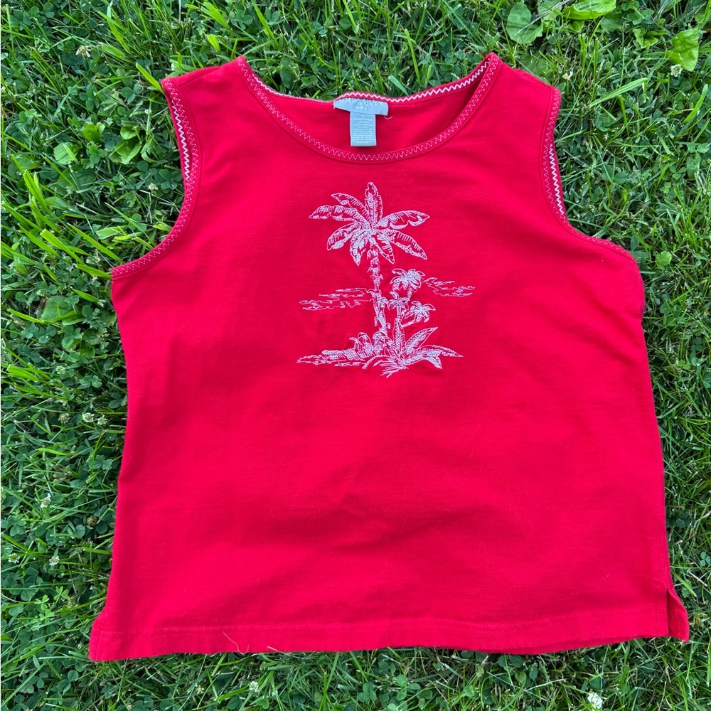 Palm Tree Tank Top